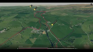 Bampton Grange and the River Lowther, Eden Valley, Cumbria - 3D fly-through