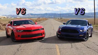 V6 Camaro Vs V6 Mustang