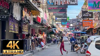 Pattaya 4K Walk BeachRoad Soi6/1,Soi6,Soi4,Soi5,BeachRoad in the Afternoon.