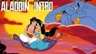 Интро мультфильма Аладдин (1992).Арабская ночь. Aladdin 1992 Intro.