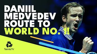 Daniil Medvedev's Journey to WORLD NO. 1!