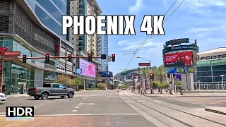 Downtown Phoenix Drive 4K, Arizona