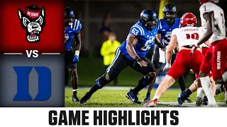 NC State vs. Duke Game Highlights | 2023 ACC Football