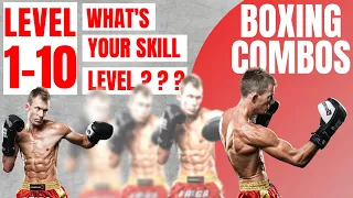 Boxing Combos LEVEL 1-10 | What's Your Skill???