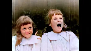 4k, 50fps, colorized1896 Victorian kids