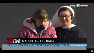 March for Life 2023: Full speech of Sister Mary Casey and her sister Casey, who has Down syndrome