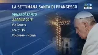 Gli appuntamenti di Papa Francesco nella Settimana Santa