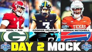 Day 2 NFL Mock Draft 2024 | NFL Draft Best Available Day 2