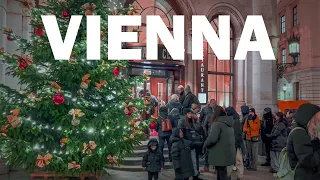 Vienna Christmas Walk City Center, December 2023 | 4K HDR