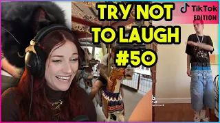 TRY NOT TO LAUGH CHALLENGE #50 (TikTok) | Kruz Reacts