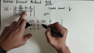 Finding The Determinants of 3x3 & 4x4 MATRIX Using PIVOTAL AND CHIO'S METHOD |Jaym&Allen Connection