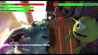 Monsters, Inc. (2001) Rescuing Boo with healthbars (2/3)