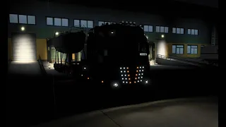 Euro Truck Simulator 2 -ASMR- Night/Rain Drive / No Commentary-No Music