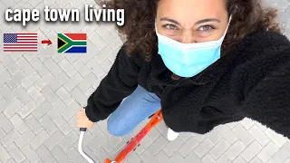American in South Africa vlog: biking in Seapoint + gatsby sandwich