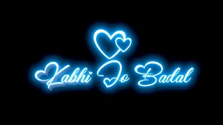 Kabhi Jo Badal Barse { Lofi Remix } Status | Arijit Singh | Black screen status | Sad Song Status