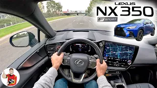 The 2022 Lexus NX 350 F Sport is Smooth, not Speedy (POV Drive Review)