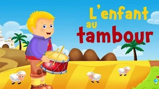 The little drummer boy (christmas song for kids with lyrics to learn French)