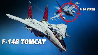 The Best Maneuver Kill? | F-14 Tomcat Vs F-16 Viper DOGFIGHT | Digital Combat Simulator | DCS |