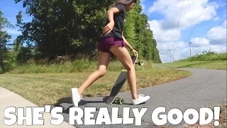 Natalie Pluto Skateboarding