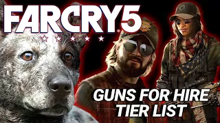 Far Cry 5 - Guns For Hire Tier List