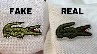 Fake vs Real Lacoste T shirt / How To Spot Fake Lacoste T shirt
