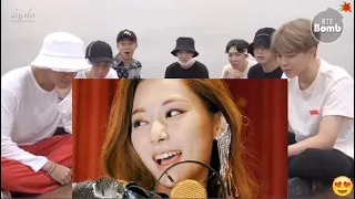 BTS Reaction to TZUYU MELODY PROJECT “ME (Taylor Swift)” Cover by TZUYU Ft. Bang Chan Stray Kids