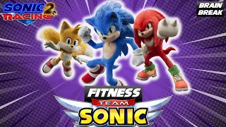 🔵SONIC the HEDGEHOG RACE FITNESS🔵 | BRAIN BREAK |  DANCE and exercise for kids