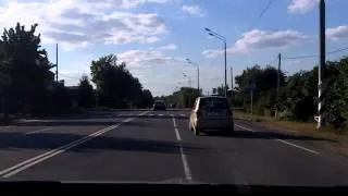 Малино - Жуковский - Москва / Malino - Zhukovskiy Town - Moscow 29/06/2014 (timelapse 4x)