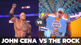 JOHN CENA VS THE ROCK 2024