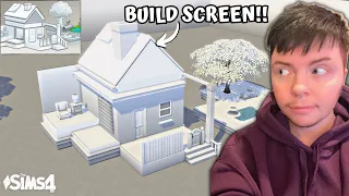Building the BUILD SCREEN in Sims 4!!