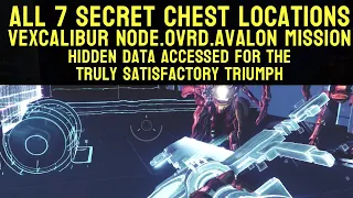 All 7 Secret Chests Guide in Vexcalibur Node.OVRD.Avalon Mission | Destiny 2