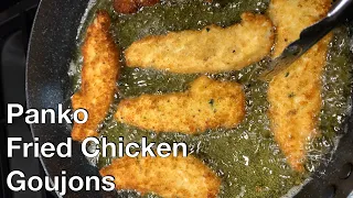 How to make Panko Fried Chicken Goujons | TheRecipeConnoisseur