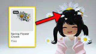 HURRY! GET THIS NEW FREE SPRING FLOWER CROWN WITH EFFECT! 🌼
