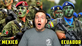 QUIÉN GANARÁ EN UNA POSIBLE GUERRA: MÉXICO vs ECUADOR? | RUSOS REACCIONAN a EJERCITO MEXICANO