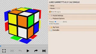 Luke Garrett's 0.51 2x2 Single!