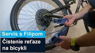 Ako vyčistiť reťaz na bicykli s práčkou reťaze