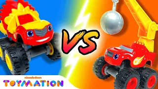 Lion Blaze vs. Wrecking Ball Blaze! #4 | Blaze and the Monster Machines Toys | Toymation