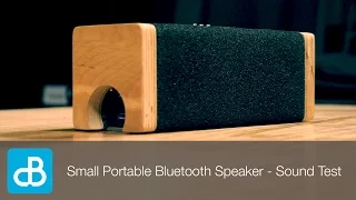 Small Portable Bluetooth Speaker - SOUND DEMO - by SoundBlab
