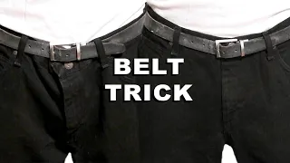 Belt Trick For Oversized Jeans