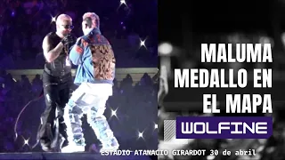 Wolfine desde Medallo en el mapa con Maluma