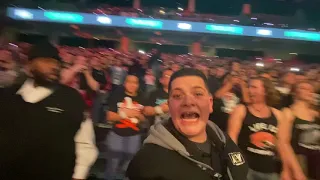 Sold Out AEW Arena Sing Judas by Fozzy Chris Jericho Connecting People Through Wrestling Revolution