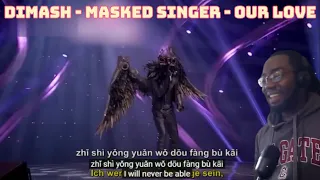 NAIA Reacts to Dimash - Masked singer - Our Love #dimash