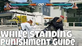 Hwoarang While Standing Punishment + combos