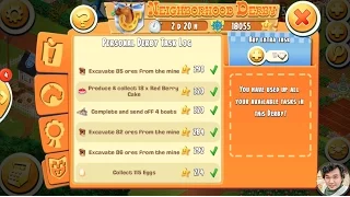 1780 Score For My Personal Derby Task Log in Hay Day Level 82 | Part 03 - Freedom Farm