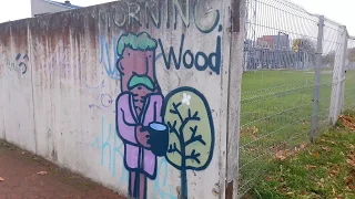 Morning Wood graffiti in Tallinn