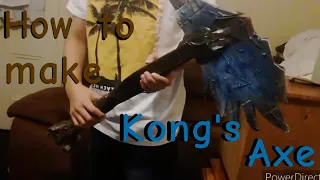 how to make Kong's axe