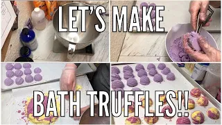 Making Solid Bath Truffles with Recipe!! -30 Videos in 30 days- Day 1