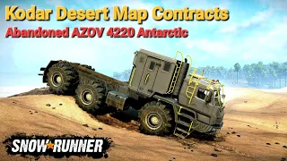 SnowRunner: Kodar Desert Map Contracts - Abandoned AZOV 4220 Antarctic