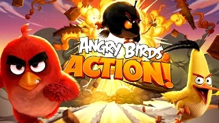 Angry Birds Action 2016 - Игра про Мультфильм Энгри Бёрдс - на русском языке. Кока Плей