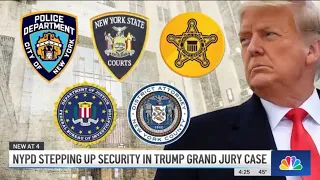 NYC Ramps Up Security AGAIN Ahead of Possible Trump Grand Jury Action: Sources | NBC New York